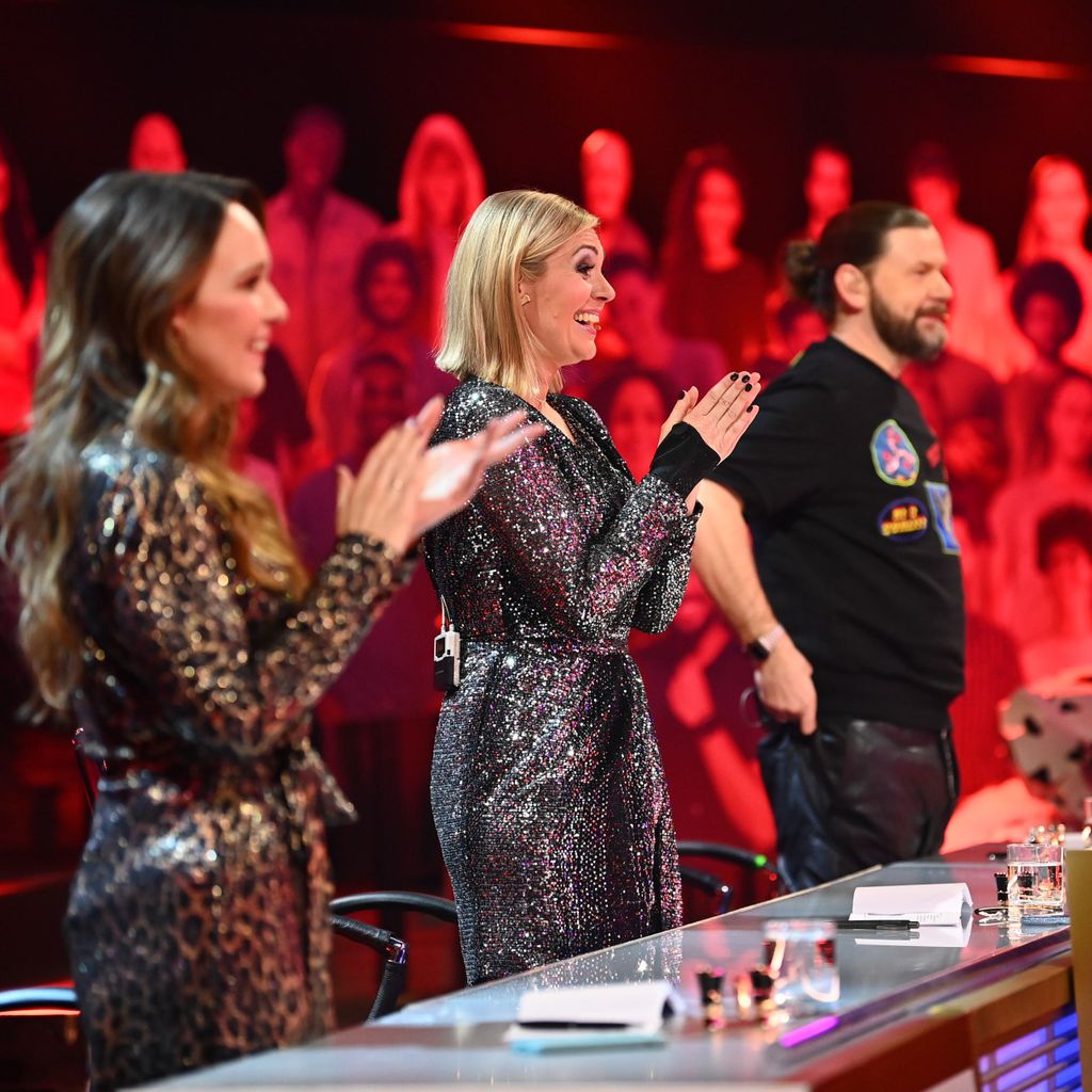 Carolin Kebekus, Ruth Moschner und Rea Garvey bei "The Masked Singer"