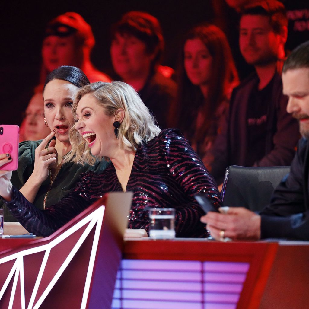Carolin Kebekus, Ruth Moschner und Rea Garvey bei "The Masked Singer" 2020