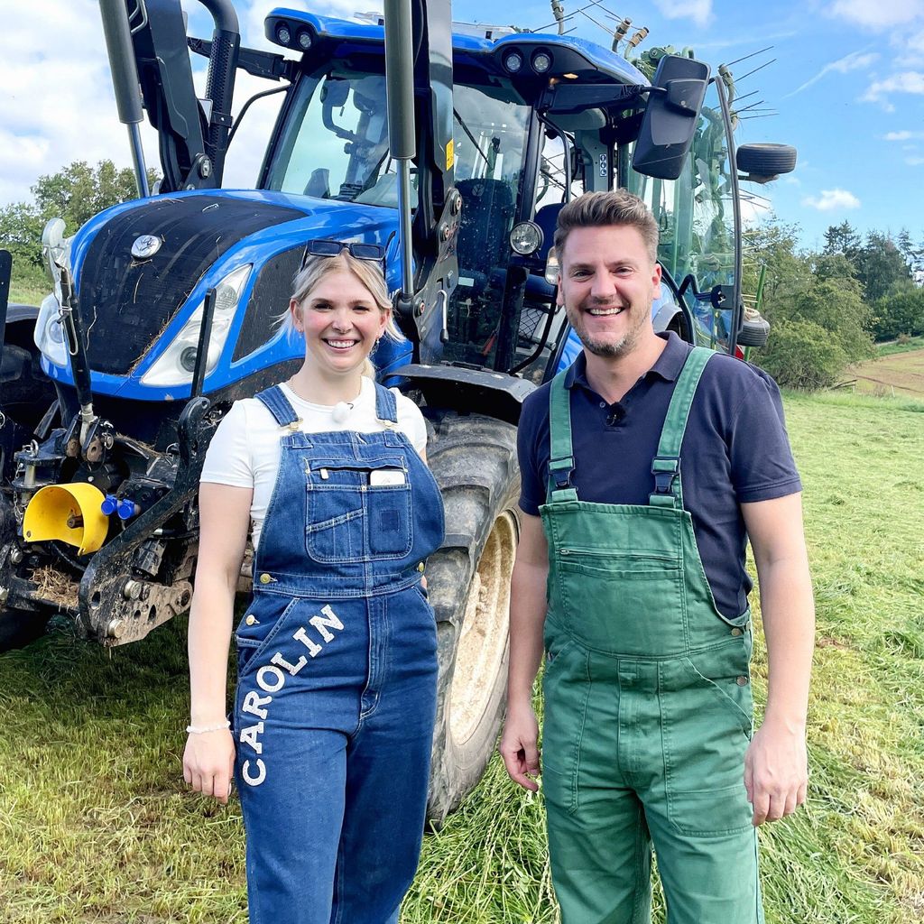 Carolin und Bauernreporter Ralf