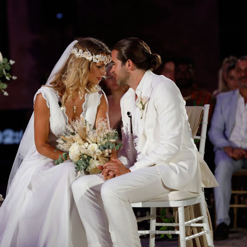 Carolina und Daniel Peukmann bei ihrer Hochzeit