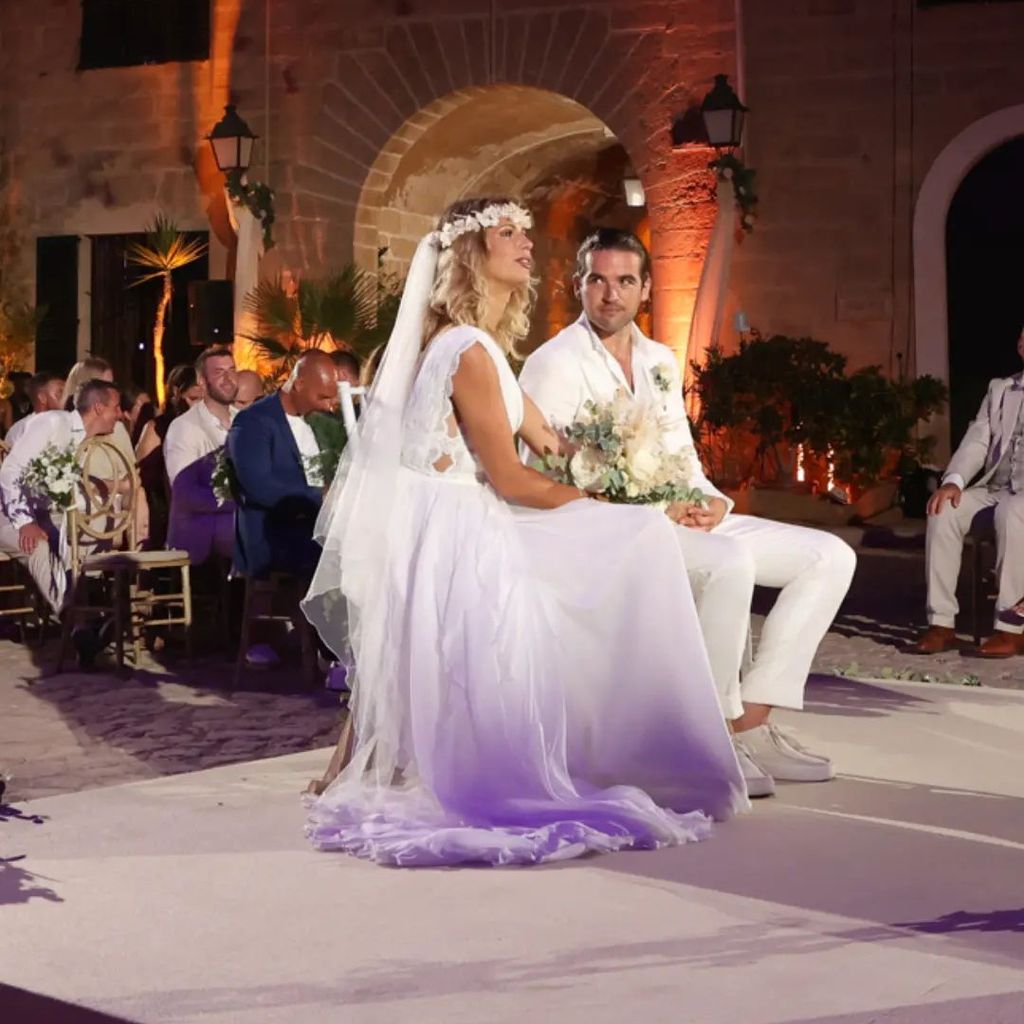 Carolina und Daniel Peukmann bei ihrer Hochzeit