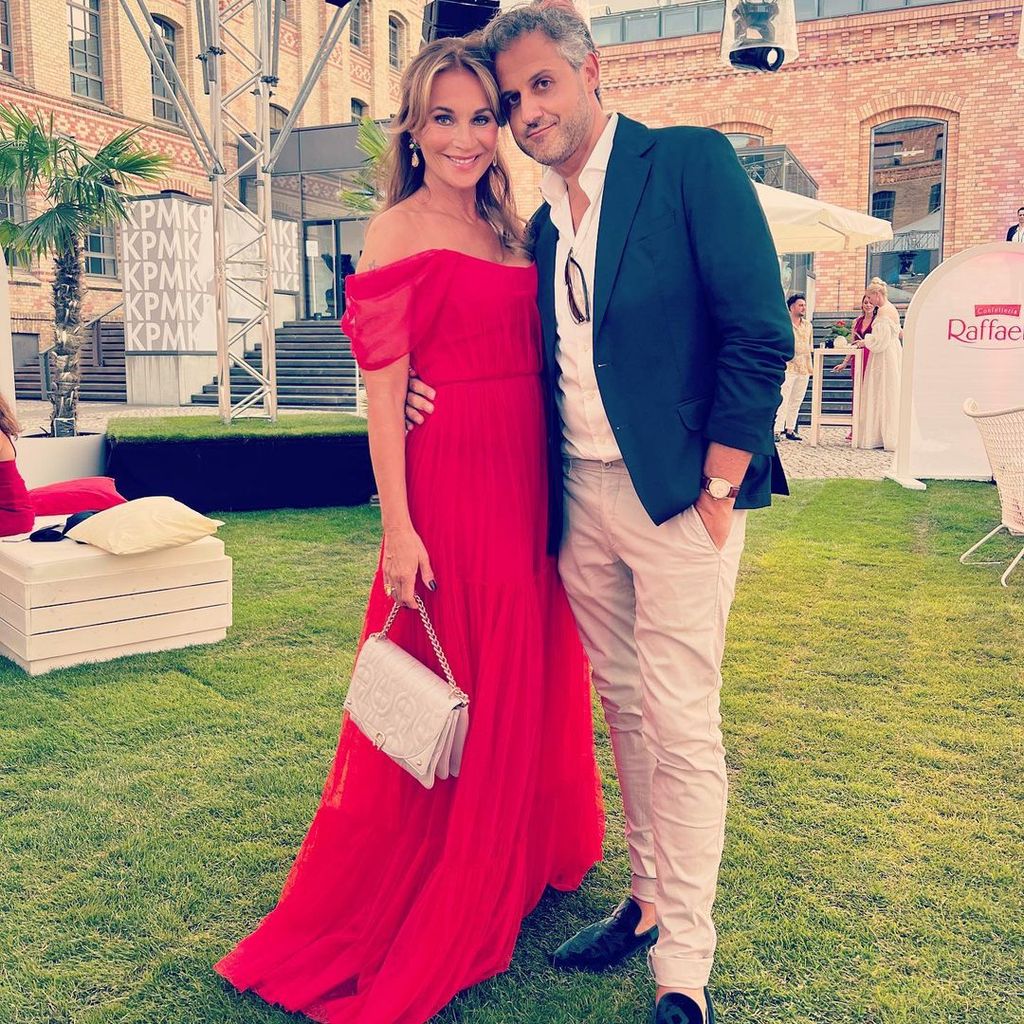 Caroline Beil und ihr Mann Philipp Sattler im Juni 2022