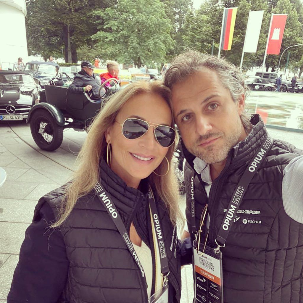 Caroline Beil und ihr Mann Philipp Sattler im August 2021