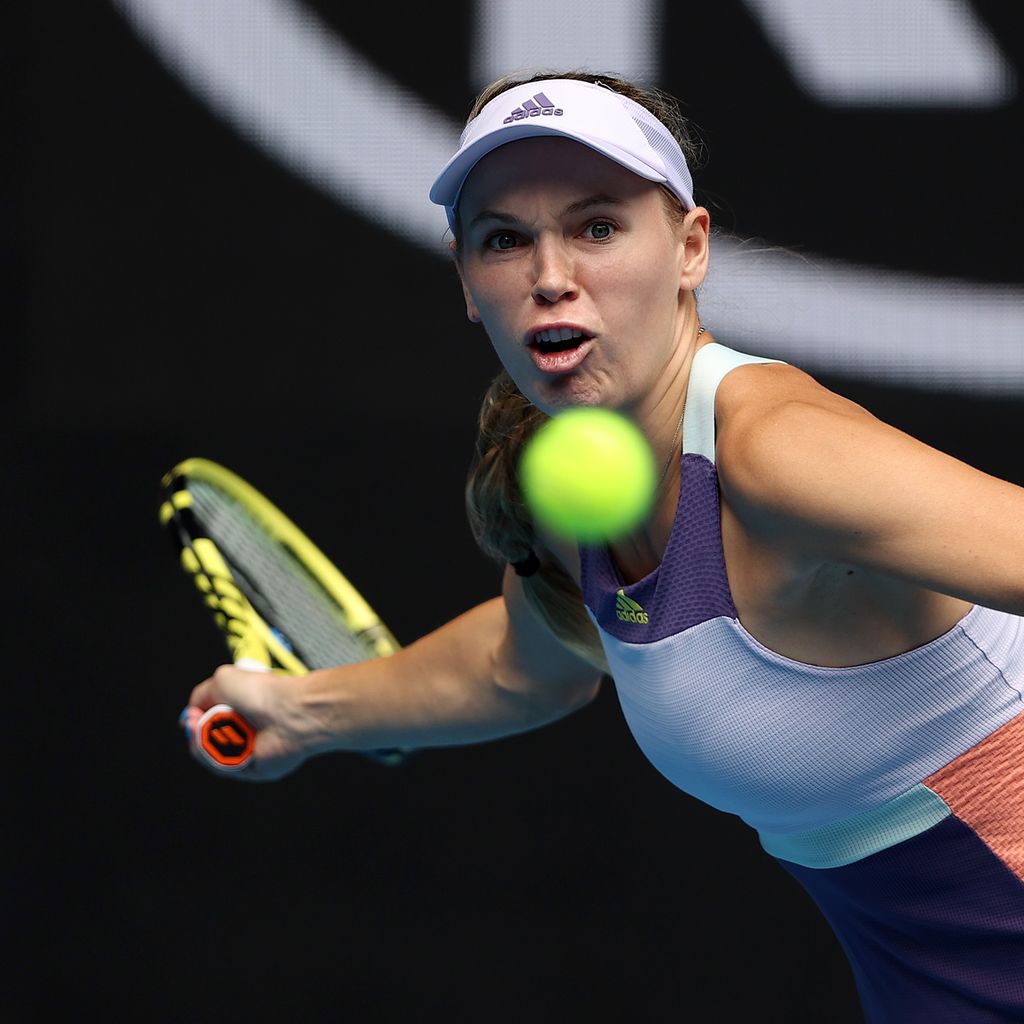 Caroline Wozniacki bei den Australian Open 2020