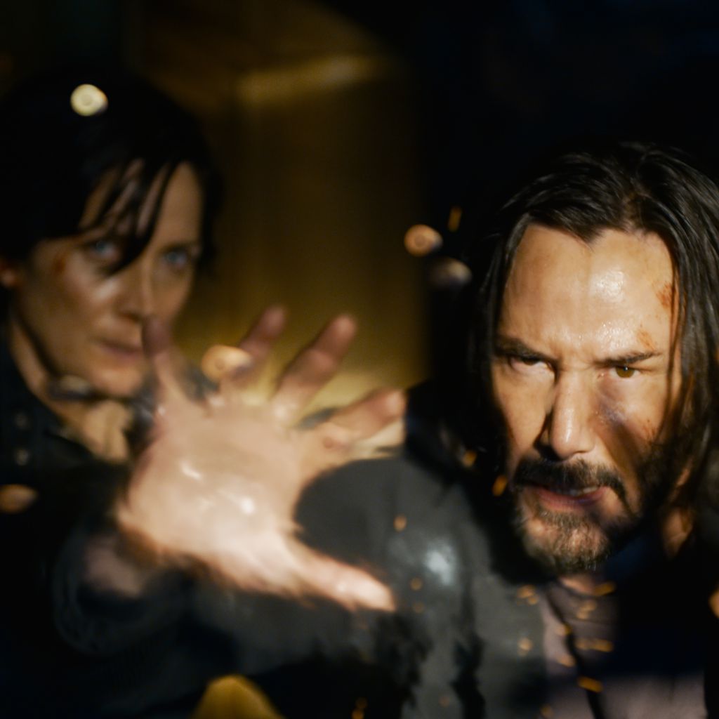 Carrie-Anne Moss und Keanu Reeves in "Matrix 4"
