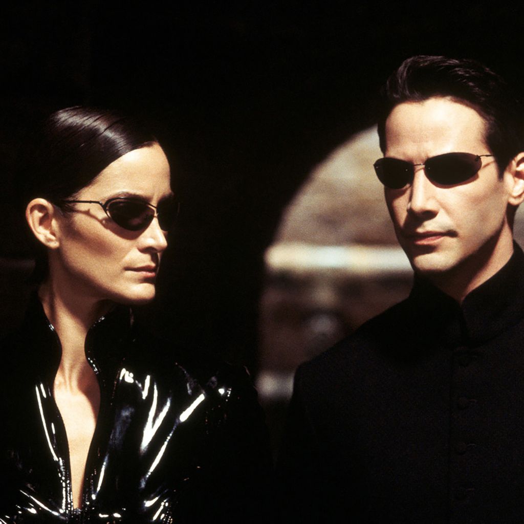 Carrie-Anne Moss und Keanu Reeves in "Matrix Reloaded"