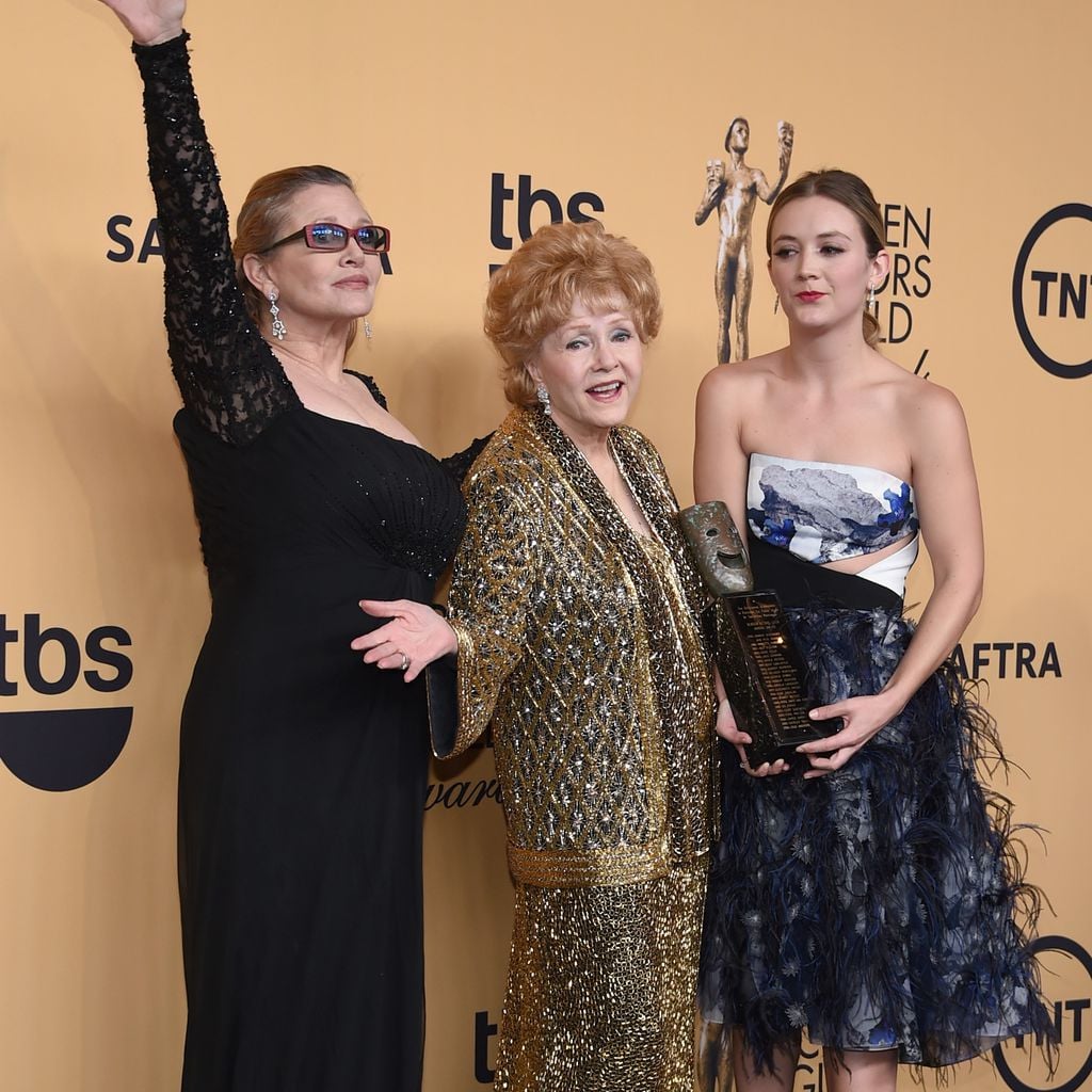 Carrie Fisher, Debbie Reynolds und Billie Lourd bei den 21. "Annual Screen Actors Guild"-Awards
