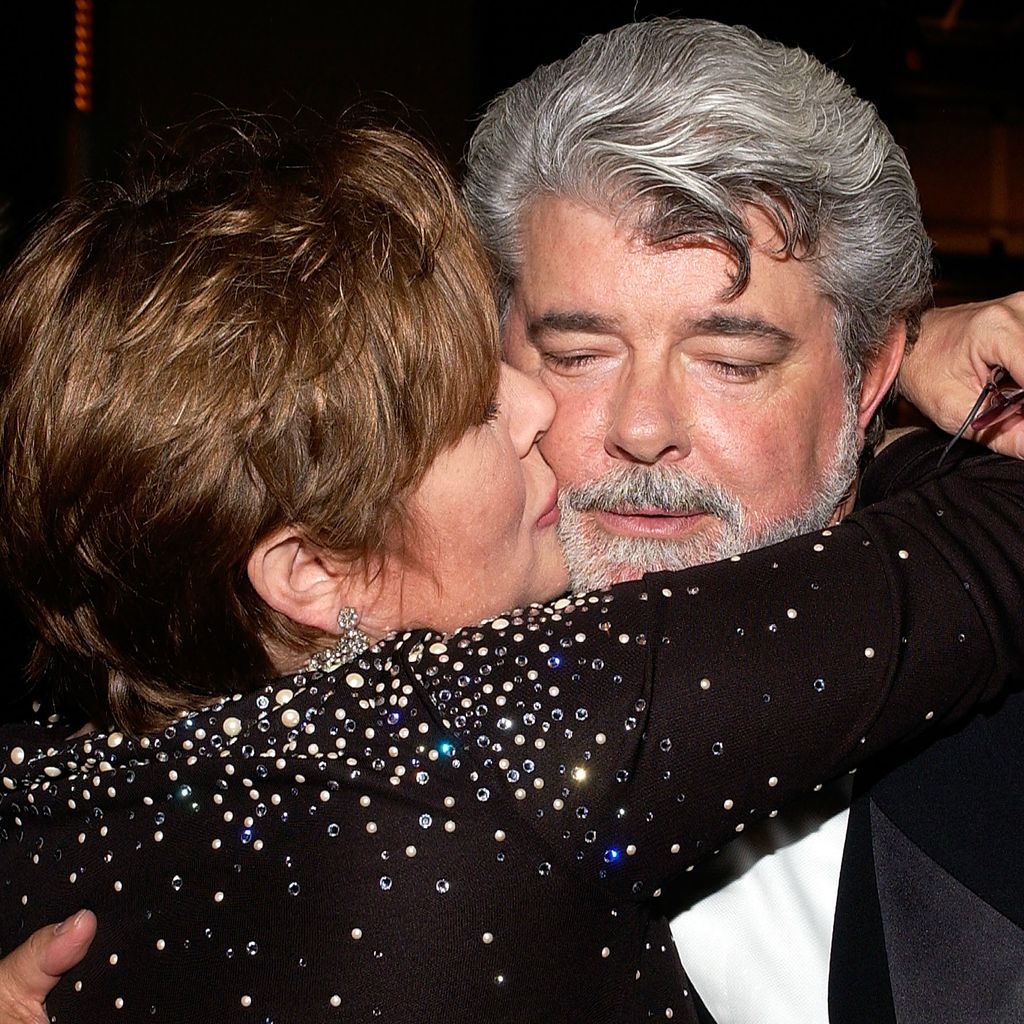 Carrie Fisher und George Lucas bei dem 33. "AFI Life Achievement"-Award