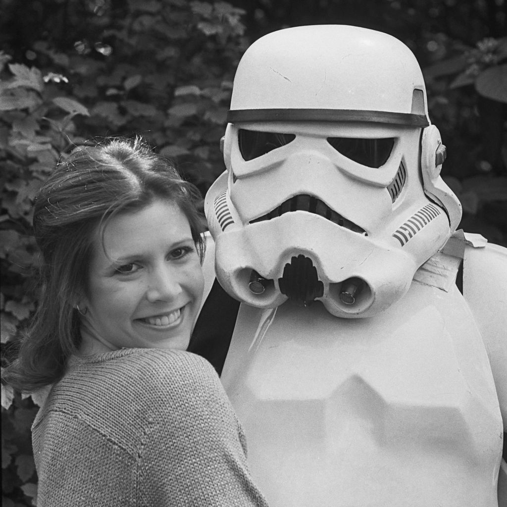 Schauspielerin Carrie Fisher im Jahr 1980