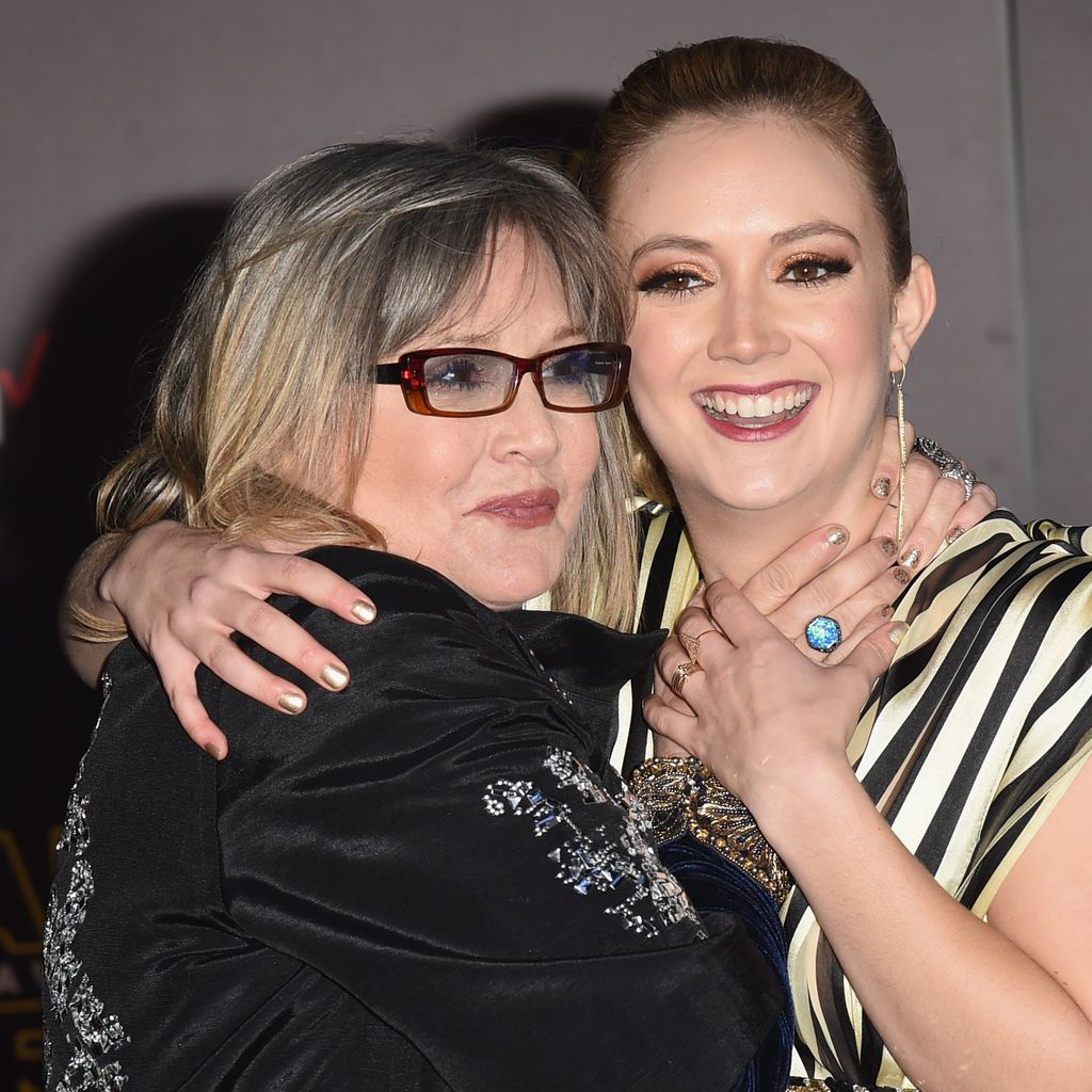 Carrie Fisher und Billie Lourd bei einer Film-Premiere in Hollywood