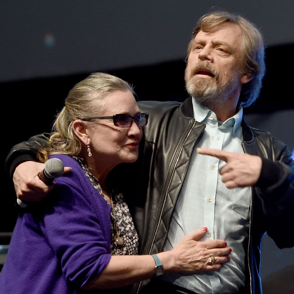 Carrie Fisher und Mark Hamill im Juli 2016