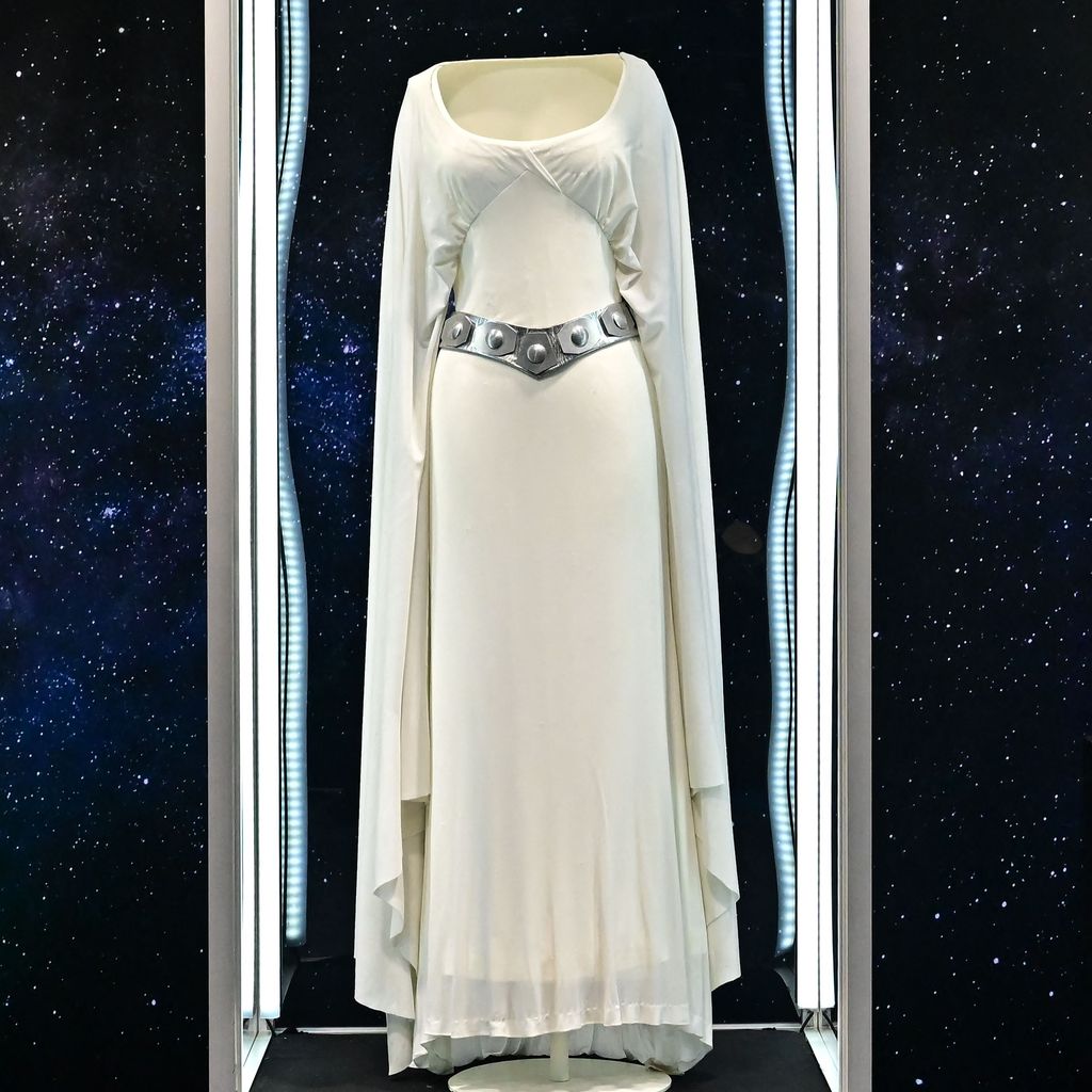 Carrie Fishers Prinzessin-Leia-Kleid von 1977