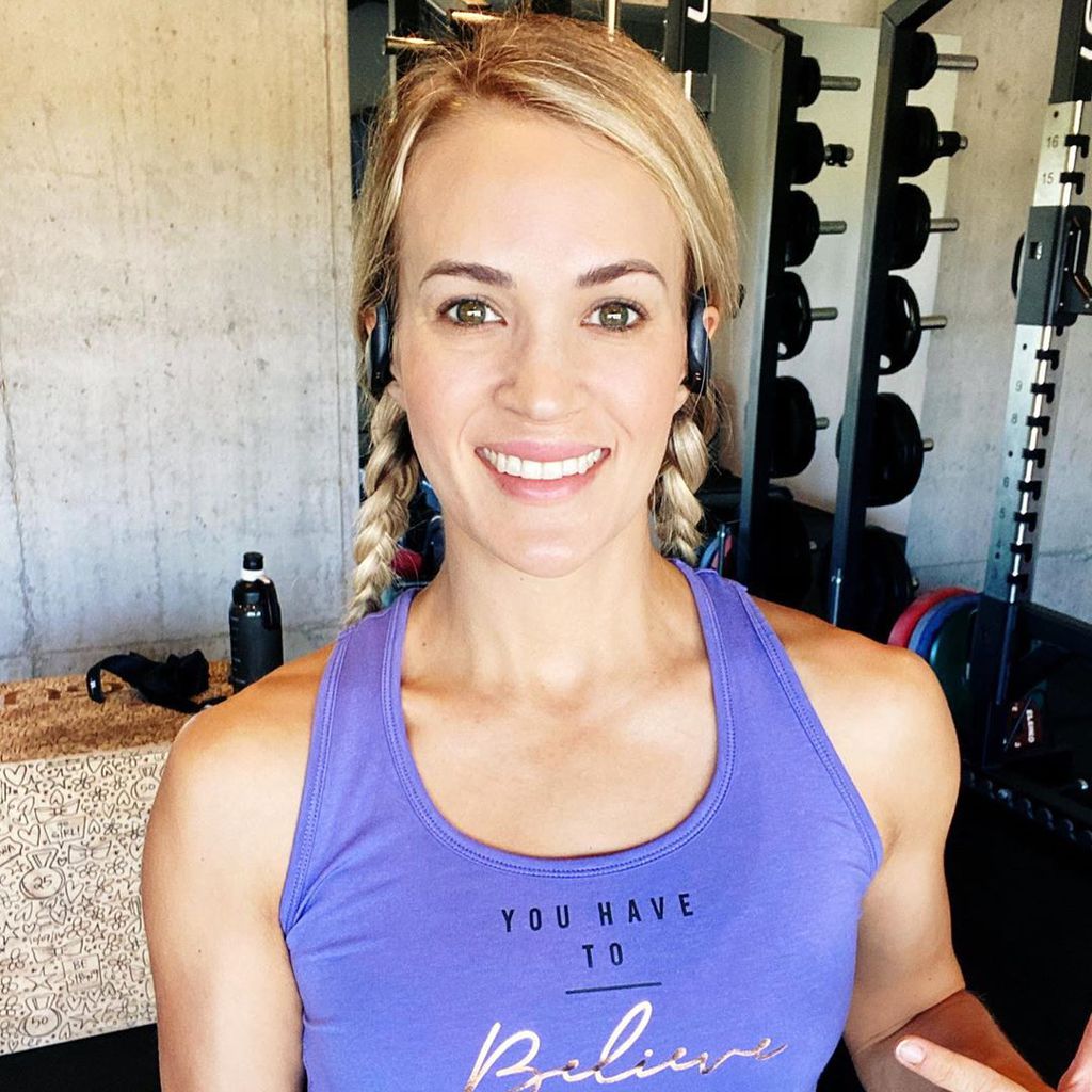 Carrie Underwood im Fitnessstudio