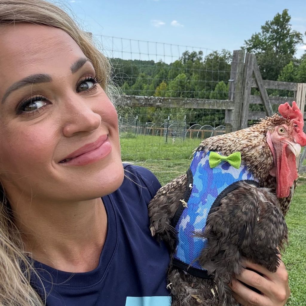 Carrie Underwood auf ihrer Farm