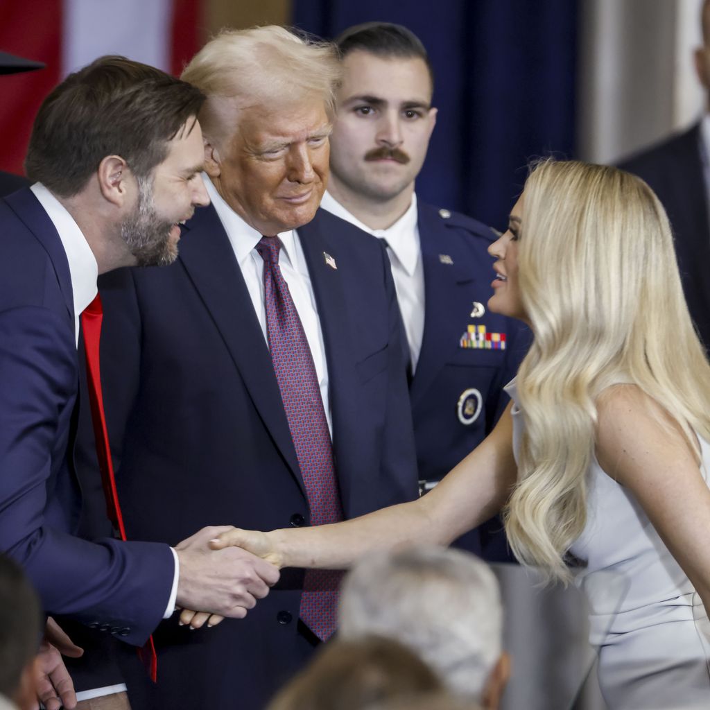 Carrie Underwood mit JD Vance und Donald Trump, Januar 2025