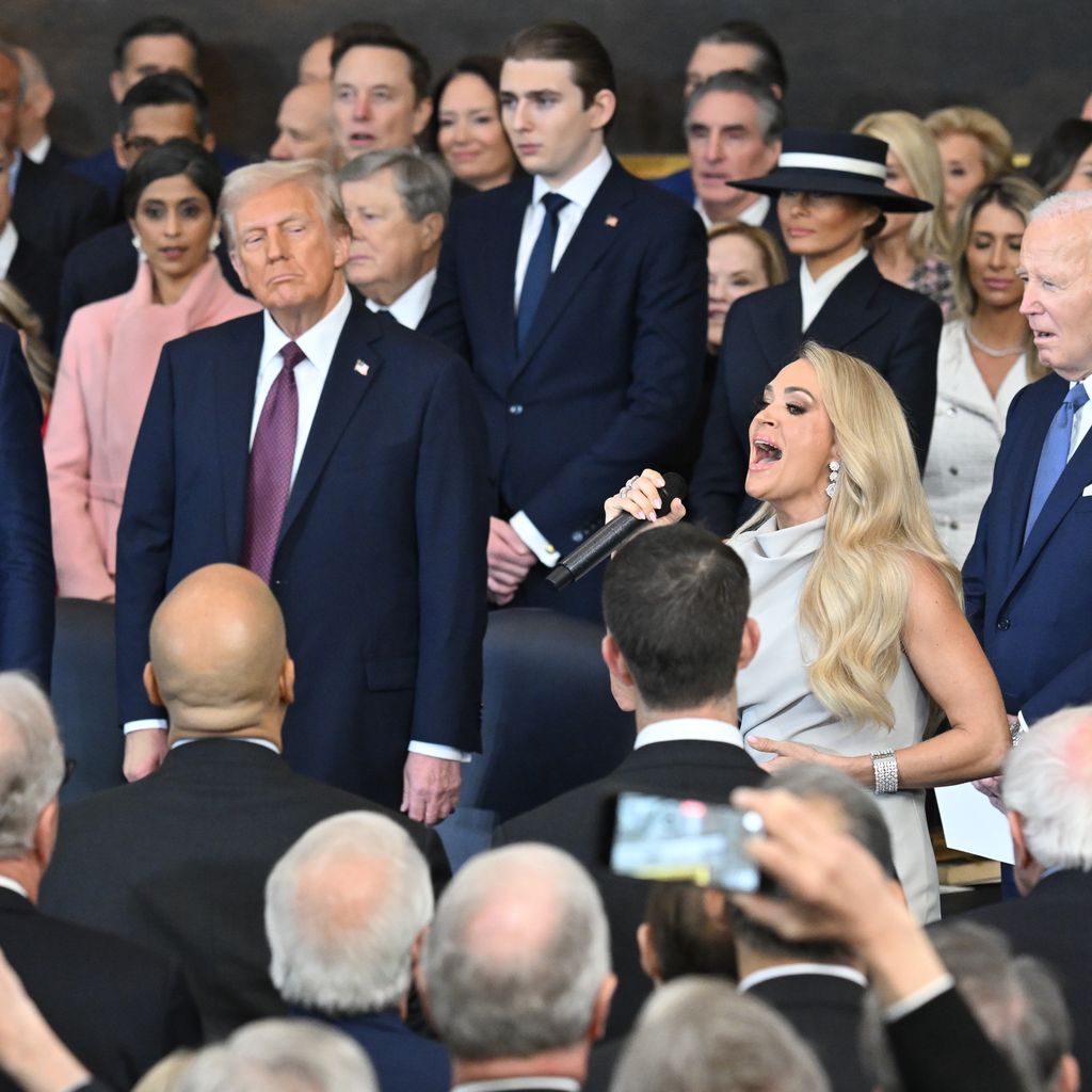 Carrie Underwood bei Donald Trumps Amtseinführung, Januar 2025