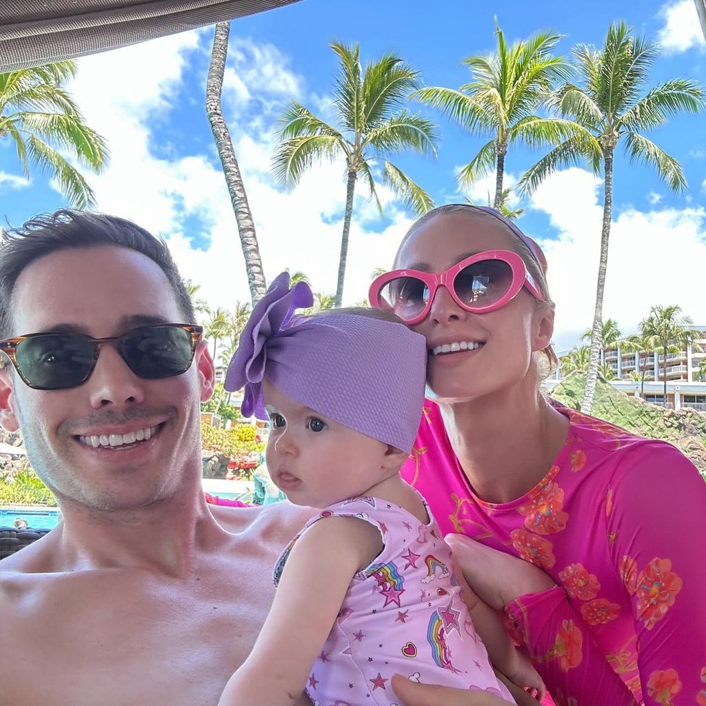 Carter Reum und Paris Hilton mit Tochter London