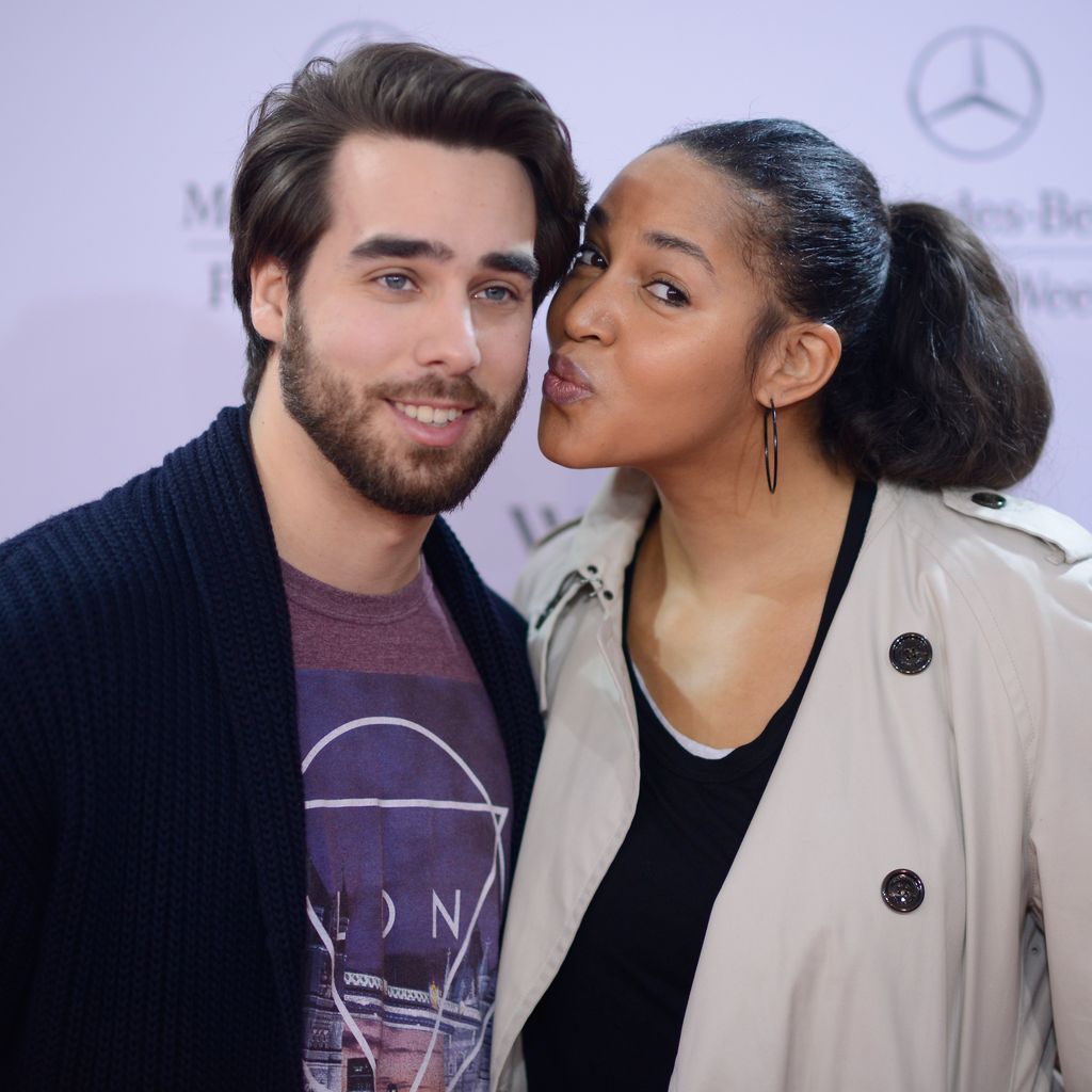 Stephan Kocijan und Cassandra Steen bei einer Umasan-Fashion-Show 2014