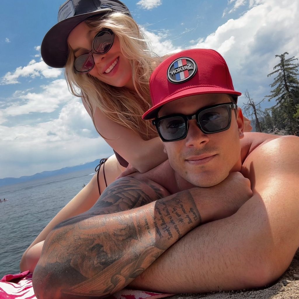 Cassie Randolph und Brighton Reinhardt im Juli 2024