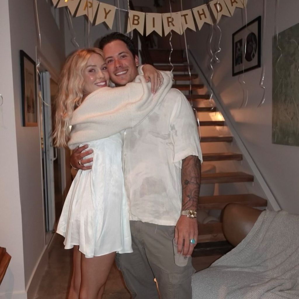 Cassie Randolph und Brighton Reinhardt im April 2025