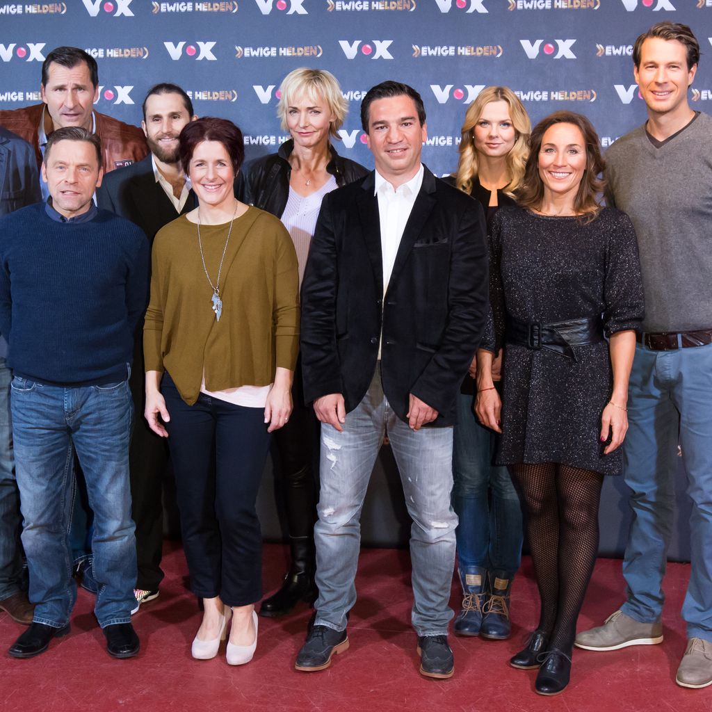 Cast beim Photocall zu "Ewige Helden" 2015