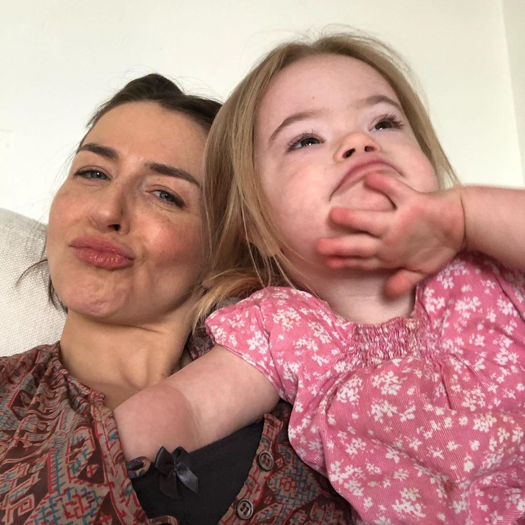 Caterina Scorsone und ihre Tochter Pippa