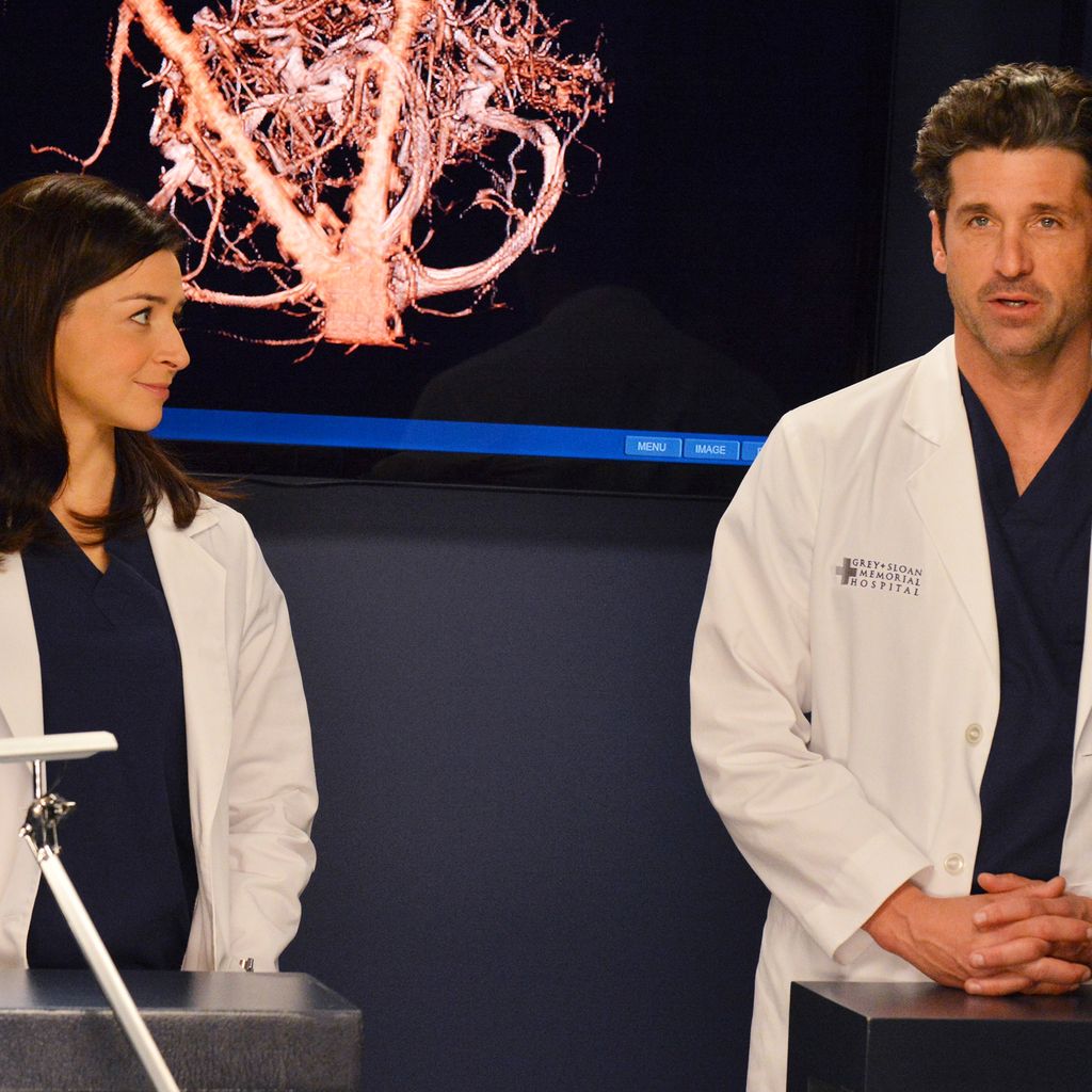Caterina Scorsone und Patrick Dempsey in "Grey's Anatomy"