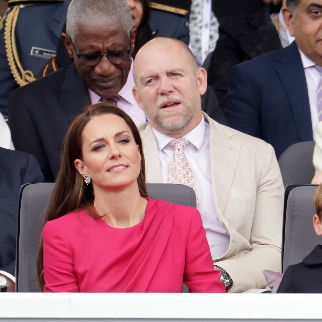 Prinzessin Kate mit Prince Louis sowie Mike und Mia Tindall, 2022