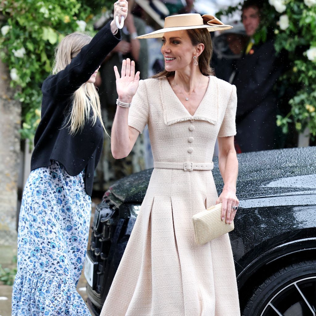 Prinzessin Kate verlässt die Hochzeit von Peter Phillips und Harriet Sperling in Kemble