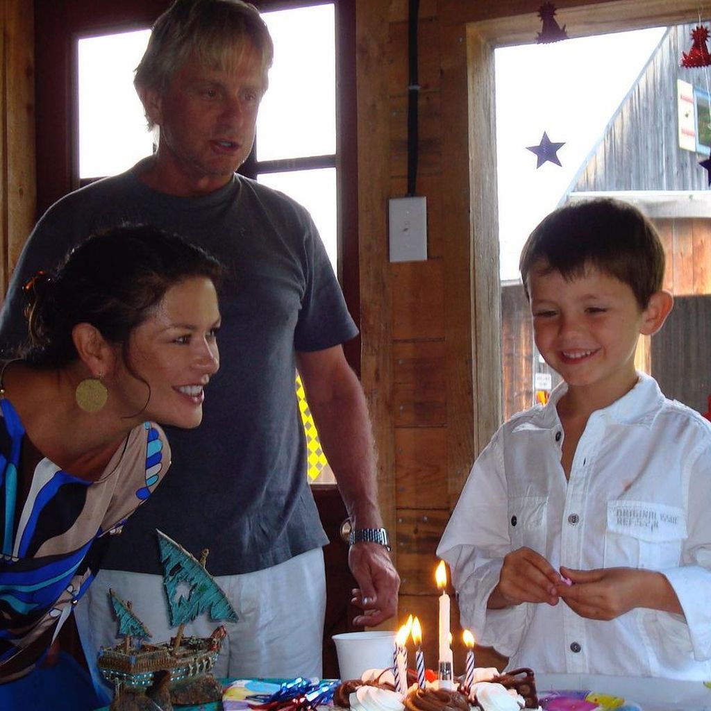 Catherine Zeta-Jones, Michael Douglas und ihr Sohn Dylan