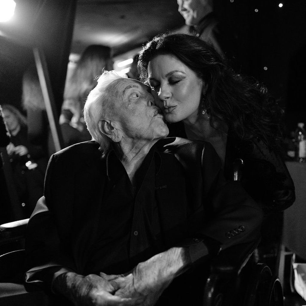 Kirk Douglas und Catherine Zeta-Jones