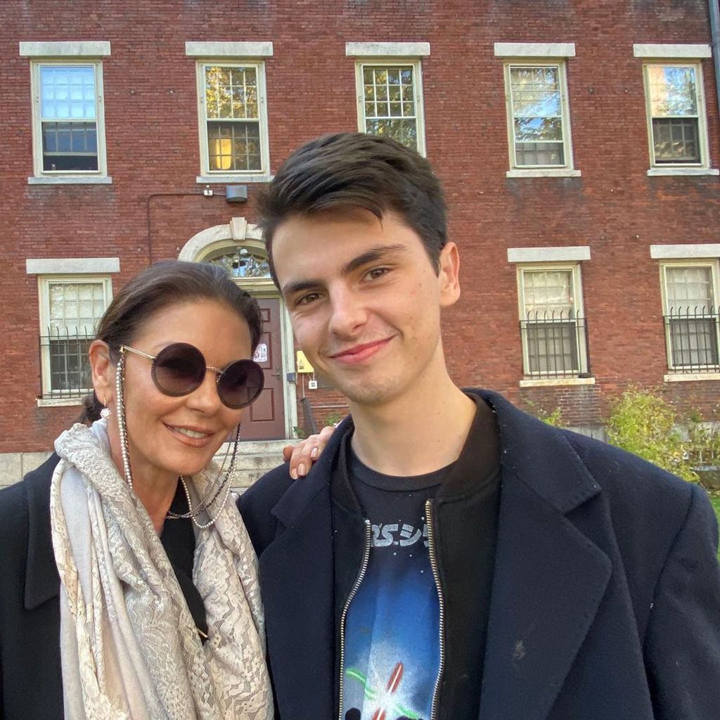 Catherine Zeta-Jones und ihr Sohn Dylan Douglas