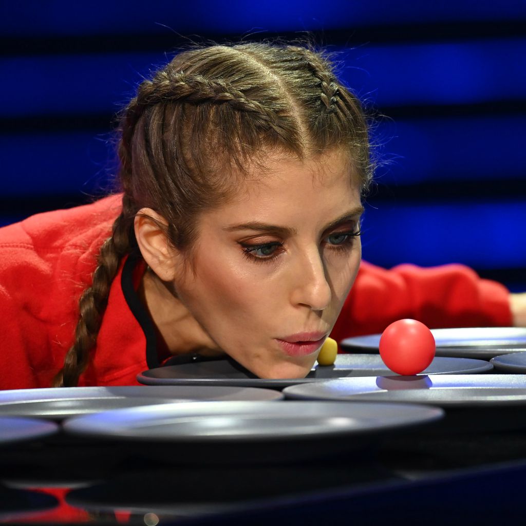 Cathy Hummels bei "Schlag den Star"