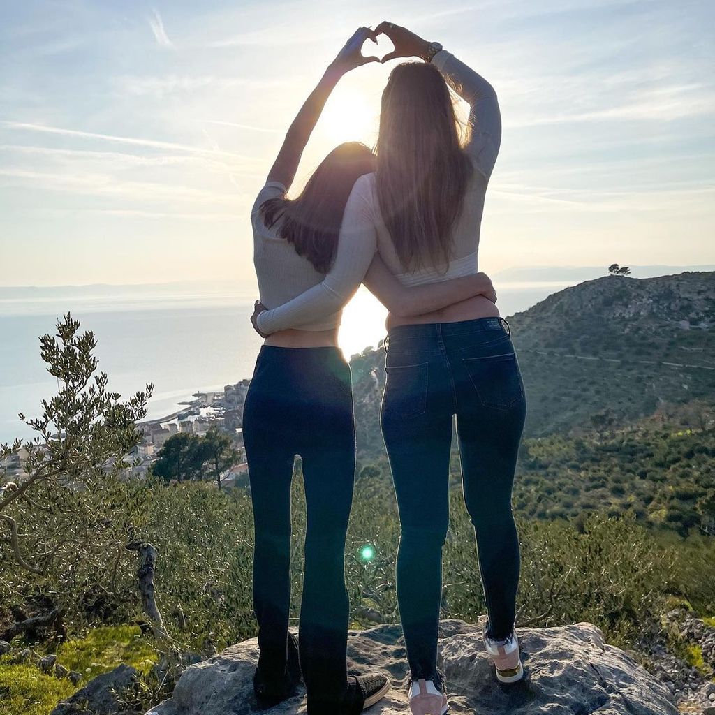 Cathy Lugner mit ihrer Tochter Leonie im März 2021