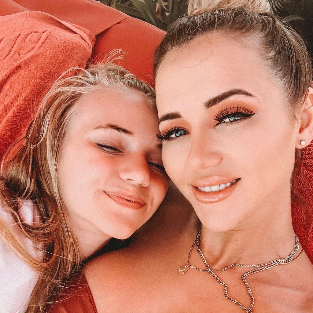 Cathy Lugner mit ihrer Tochter Leonie