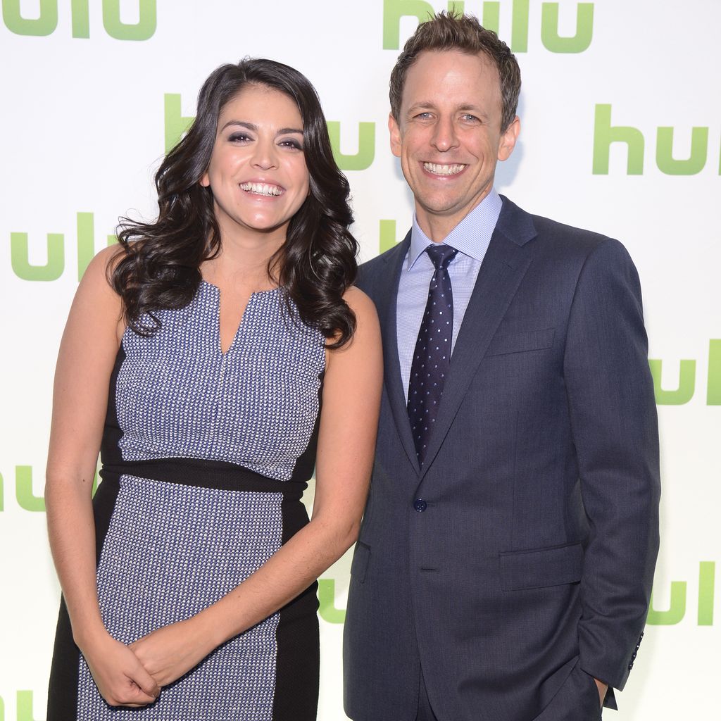 Cecily Strong und Seth Meyers