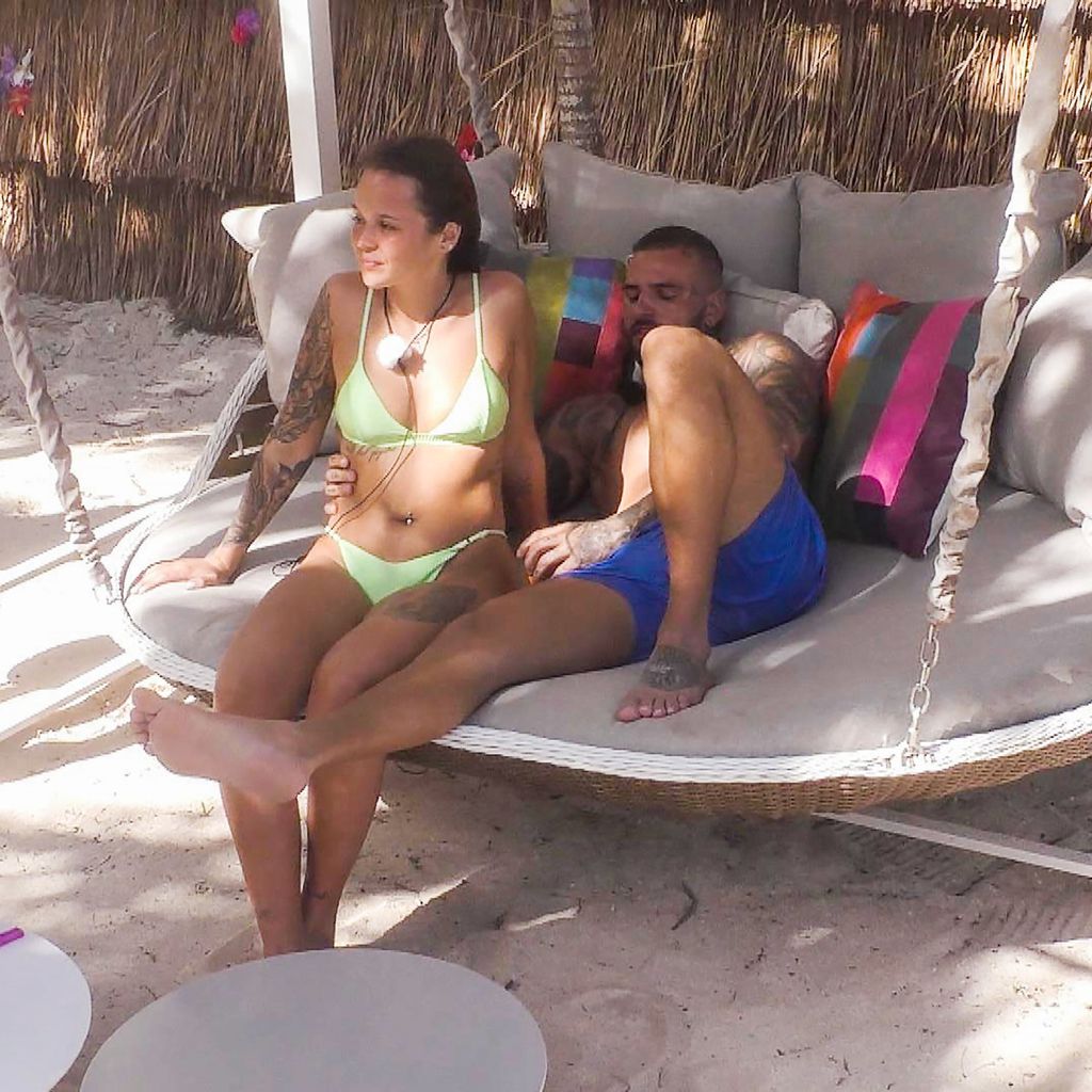 Celina und Diogo bei "Ex on the Beach"