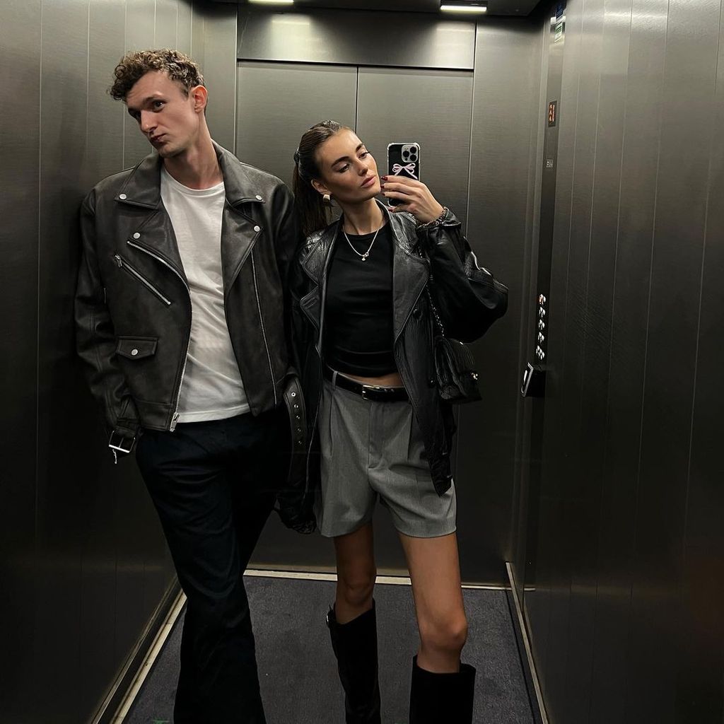 Céline Bethmann mit ihrem Freund Jasper im September 2023