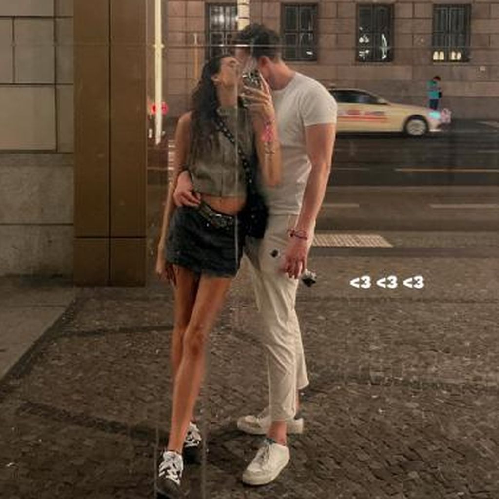 Céline Bethmann mit ihrem neuen Freund