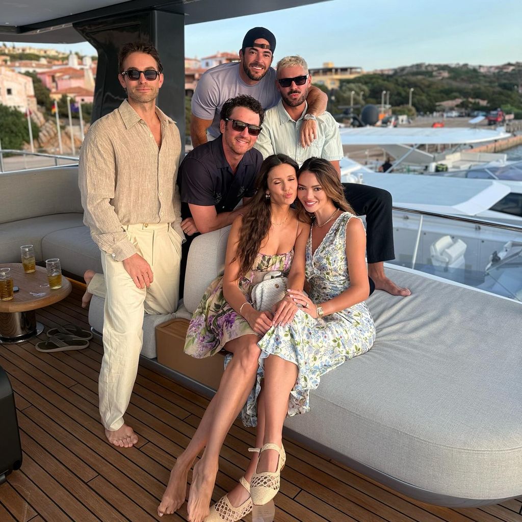 Chace Crawford, Miles Teller, Nina Dobrev, Zac Efron und Keleigh Teller im September 2025