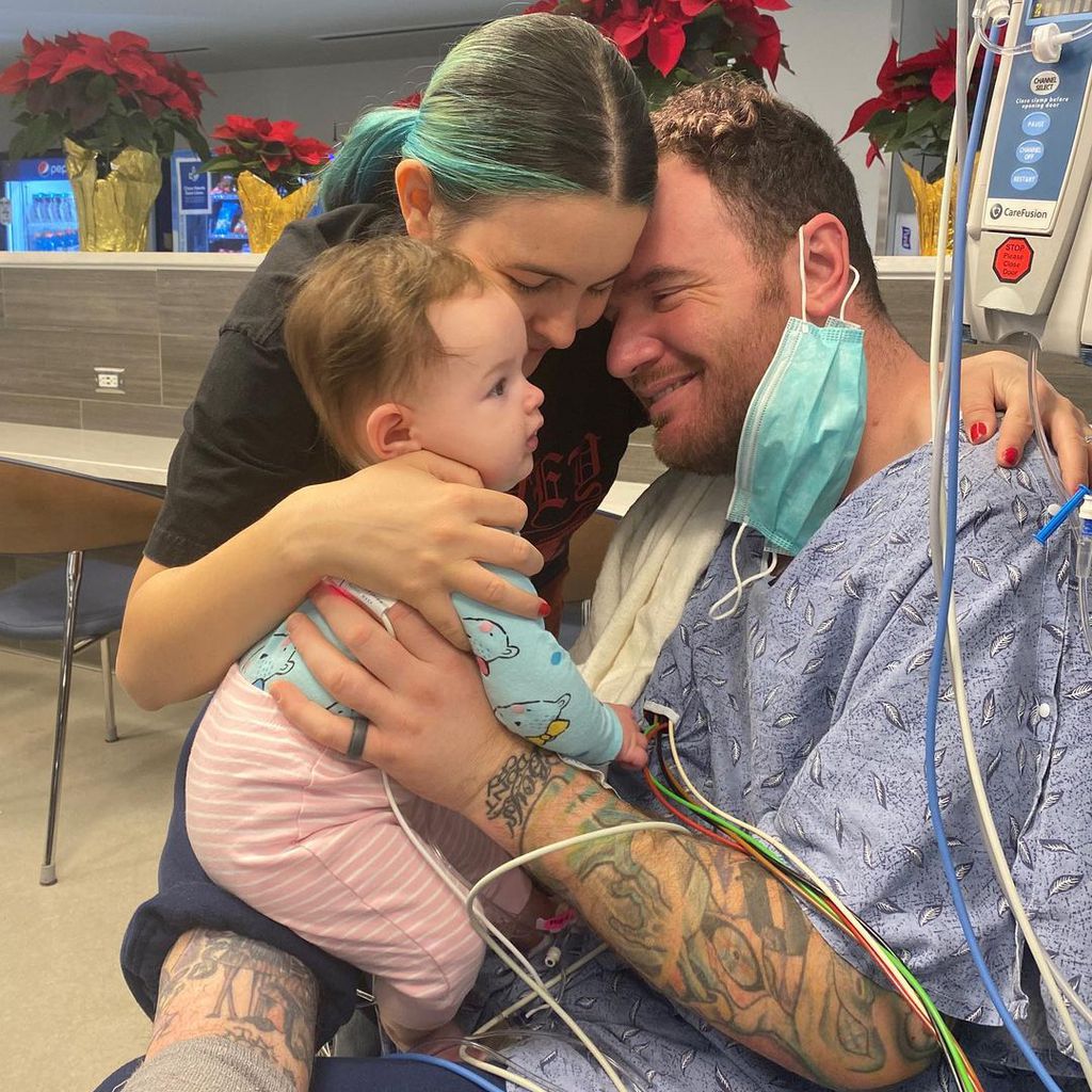 Chad Gilbert mit seiner Frau Lisa Cimorelli und Tochter Lily