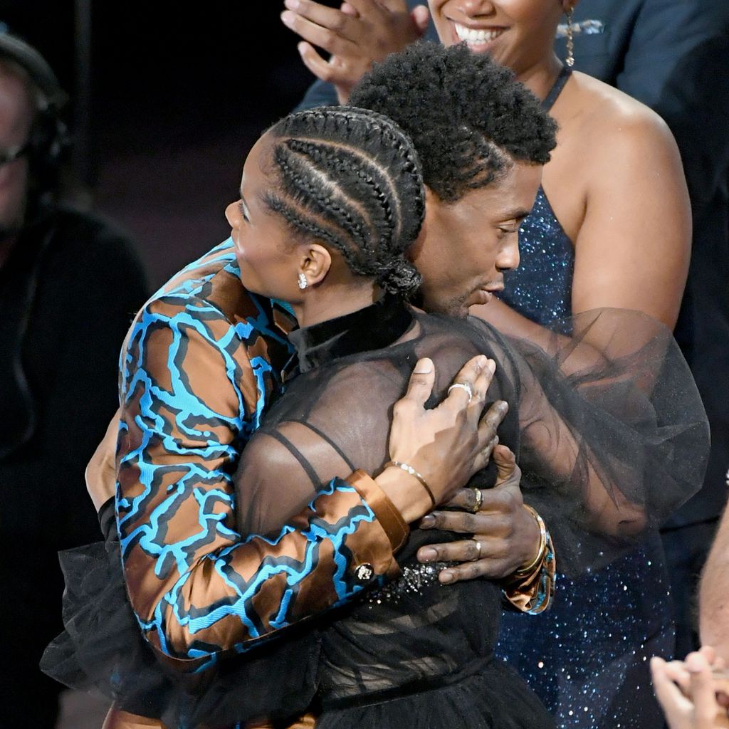 Chadwick Boseman und Letitia Wright im März 2019 in Los Angeles