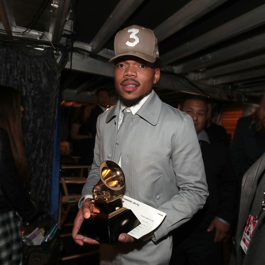 Chance the Rapper mit seinem Grammy