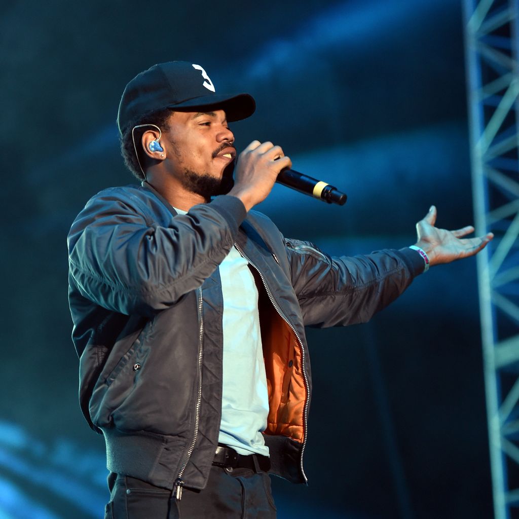 Chance the Rapper auf einem Konzert in Los Angeles