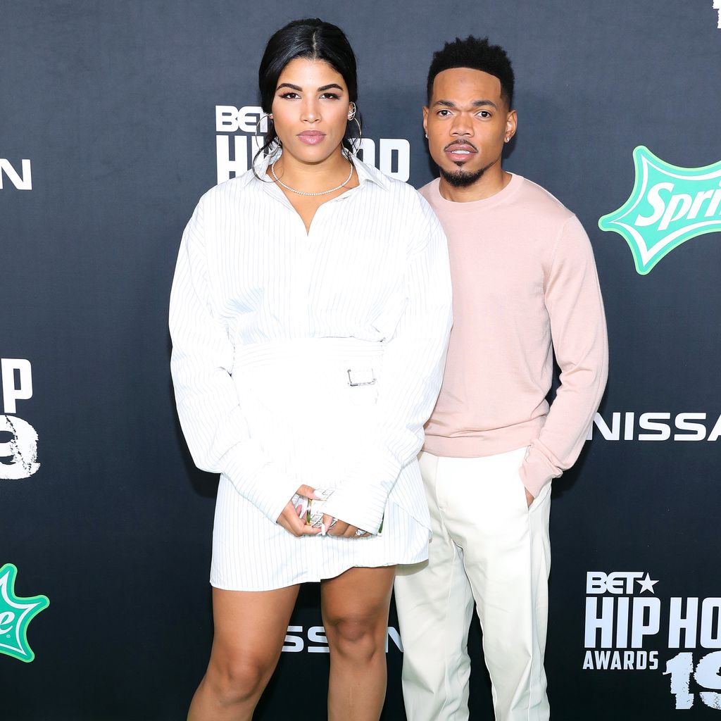 Chance the Rapper und seine Frau Kirsten Corley, Oktober 2019