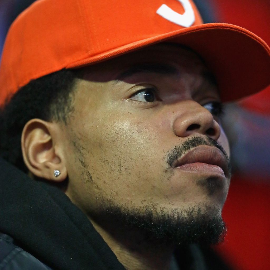 Chance the Rapper bei einem Basketballspiel