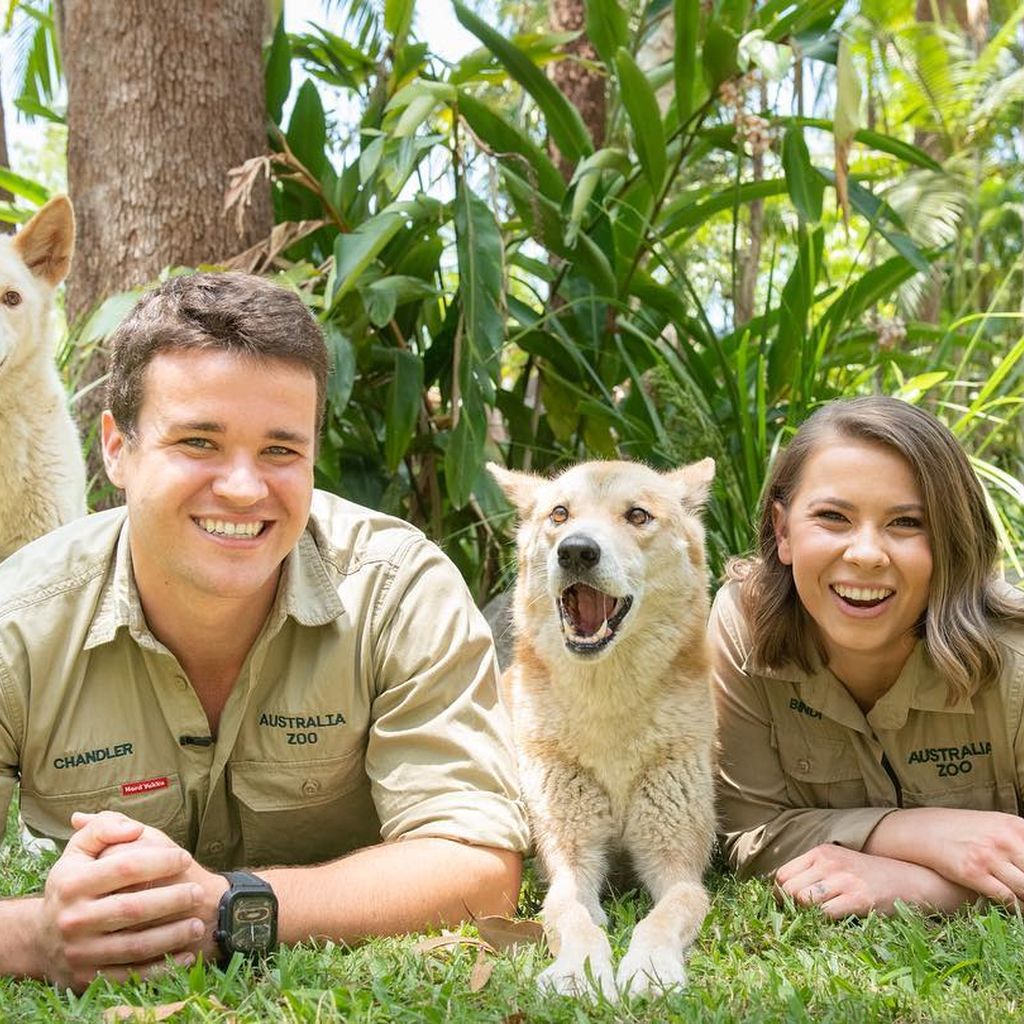 Chandler Powell und Bindi Irwin 2023