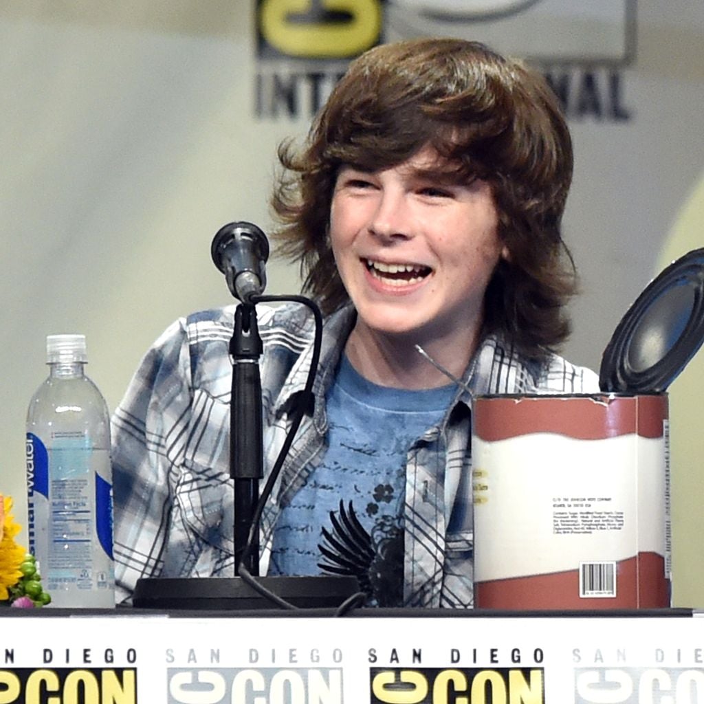 Chandler Riggs beim Panel zu AMCs "The Walking Dead" auf der Comic-Con International 2014 in San Diego