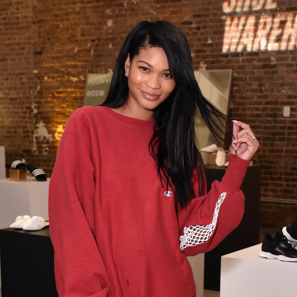 Chanel Iman im Mai 2018 bei einem Fashion-Launch in New York City