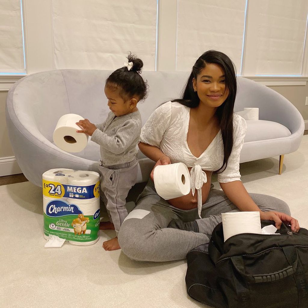 Chanel Iman und ihre Tocher Cali Clay, Dezember 2019